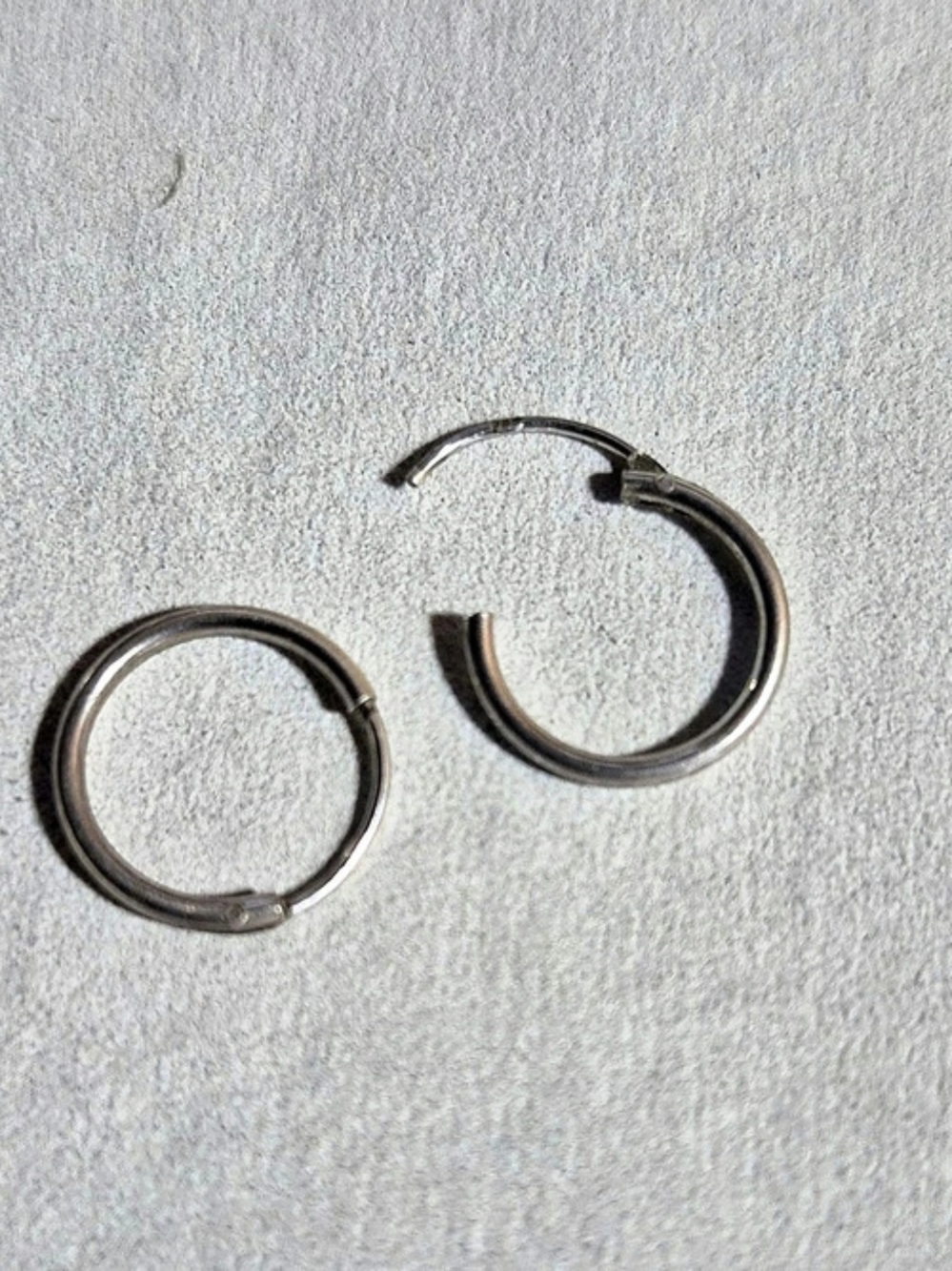 Sterling Silver Small Hoop Earrings
